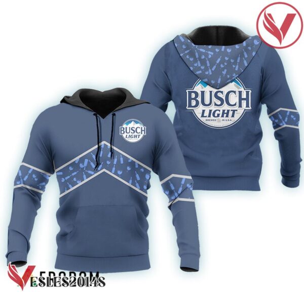 Busch Light Beer Blue Wine Pattern Hoodie & Zip Hoodie - Vesles2014S