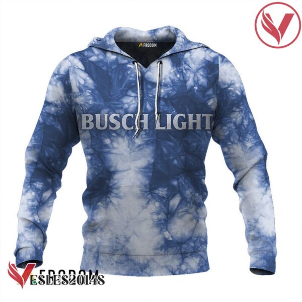 Busch Light Blue Tie-dye Hoodie & Zip Hoodie - Vesles2014S 1