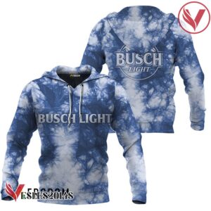 Busch Light Blue Tie-dye Hoodie & Zip Hoodie - Vesles2014S