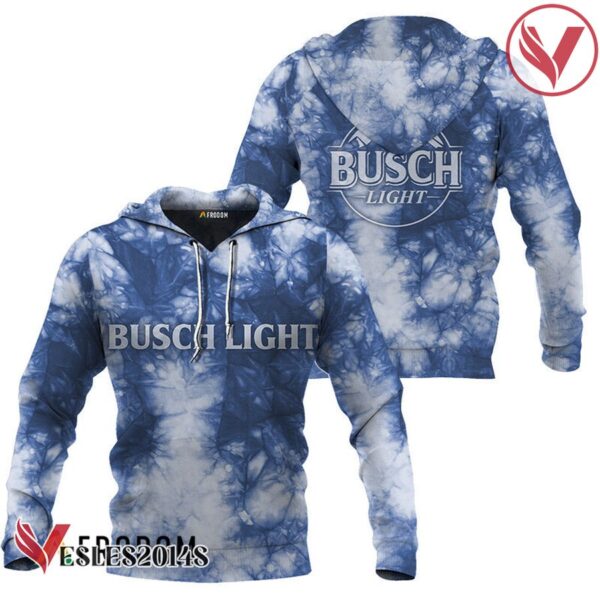 Busch Light Blue Tie-dye Hoodie & Zip Hoodie - Vesles2014S