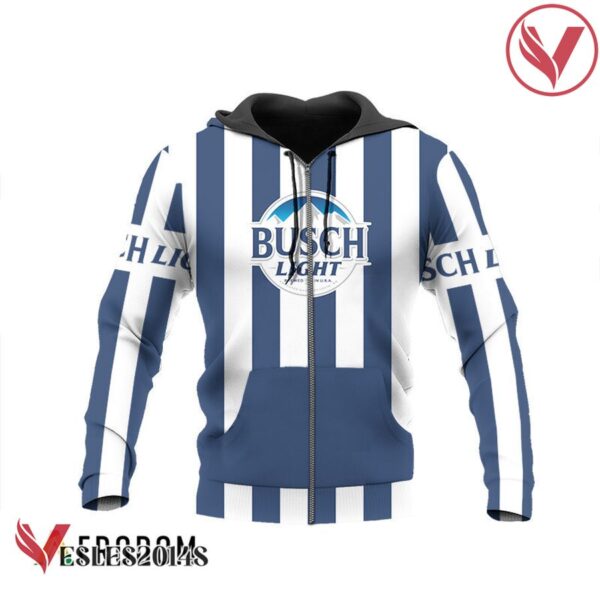 Busch Light Blue Vintage Striped Hoodie & Zip Hoodie - Vesles2014S 3