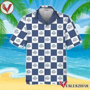 Busch Light Checkerboard Hawaiian Shirt, Best Summer Gifts For Fans - Vesles2014S 1