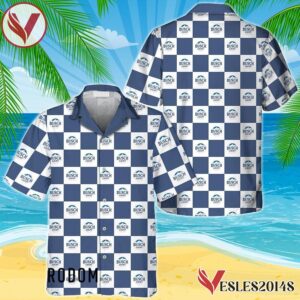 Busch Light Checkerboard Hawaiian Shirt, Best Summer Gifts For Fans - Vesles2014S