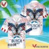 Busch Light Eagle Fireworks Independence Day Hawaiian Shirt, Best Summer Gifts For Fans - Vesles2014S