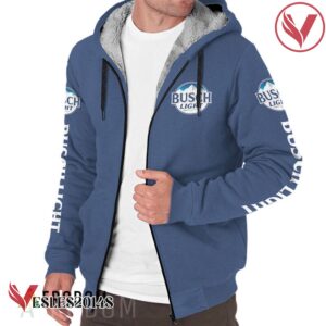 Busch Light Fleece Zip Up Hoodie - Vesles2014S 1