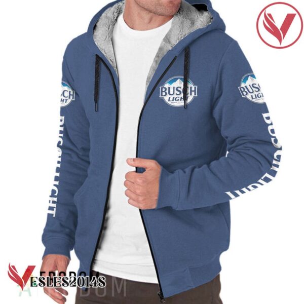 Busch Light Fleece Zip Up Hoodie - Vesles2014S 1