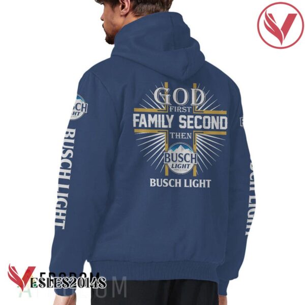 Busch Light Fleece Zip Up Hoodie - Vesles2014S 2