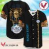 Busch Light Golden Skull And Pumpkin Baseball Jersey, Perfect Gifts For Fans - Vesles2014S