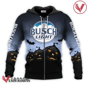 Busch Light Halloween Night Pumpkin Hoodie & Zip Hoodie - Vesles2014S 2