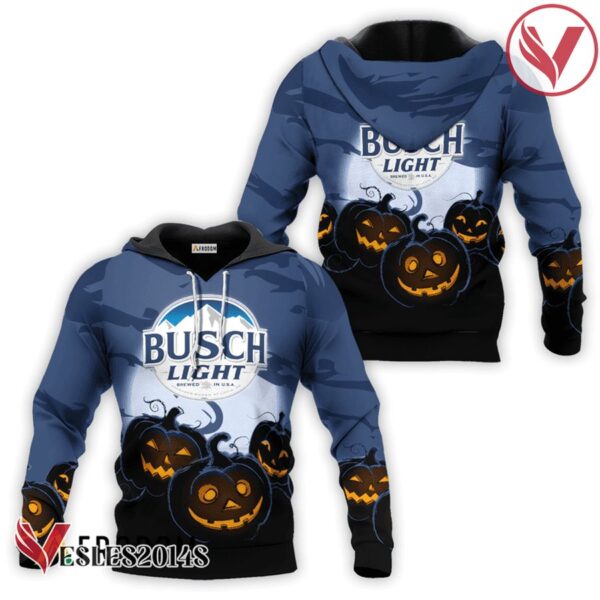 Busch Light Halloween Night Pumpkin Hoodie & Zip Hoodie - Vesles2014S 4