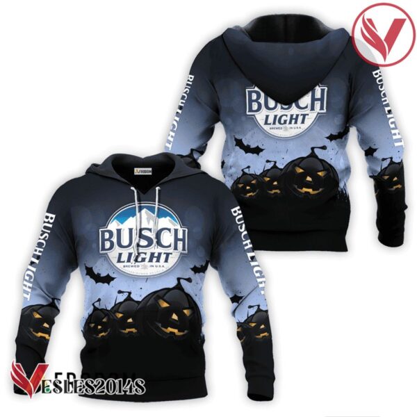 Busch Light Halloween Night Pumpkin Hoodie & Zip Hoodie - Vesles2014S