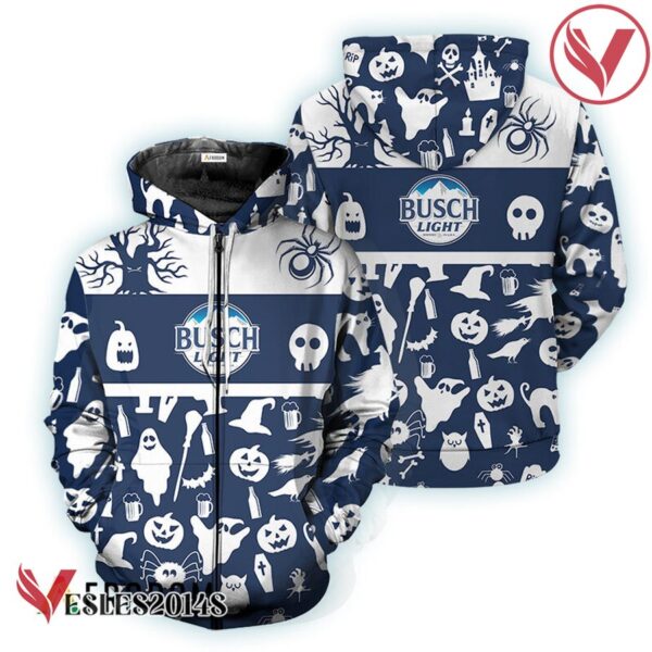 Busch Light Halloween Patterns Hoodie & Zip Hoodie - Vesles2014S 1