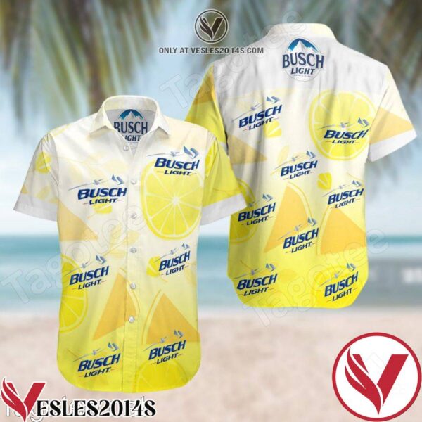 Busch Light Hawaiian Shirt And Short, Unique Gifts For Friends - Vesles2014S 1