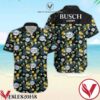Busch Light Pineapple Tropical Black Hawaiian Shirt And Short, Unique Gifts For Friends - Vesles2014S 1