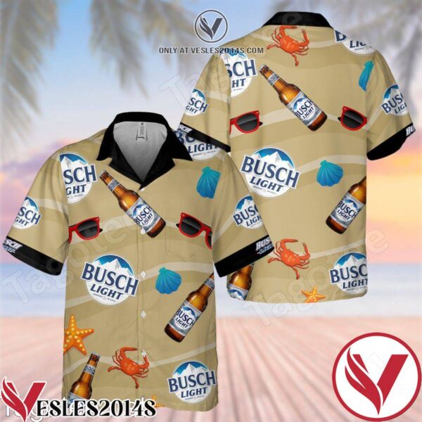 Busch Light Sea Hawaiian Shirt And Short, Unique Gifts For Friends - Vesles2014S 1
