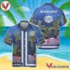 Busch Light Star Print Bermuda Hawaiian Shirt, Best Summer Gifts For Fans - Vesles2014S