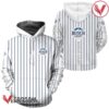Busch Light White Vertical Striped Hoodie & Zip Hoodie - Vesles2014S