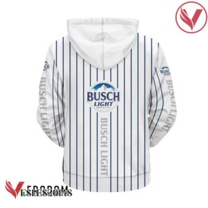 Busch Light White Vertical Striped Hoodie & Zip Hoodie - Vesles2014S 3