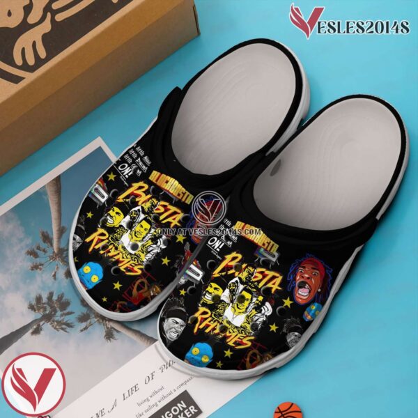 Busta Rhymes Music Crocs Crocband Clogs Shoes, Unique Gifts For Fans Style 1 - Vesles2014S 3