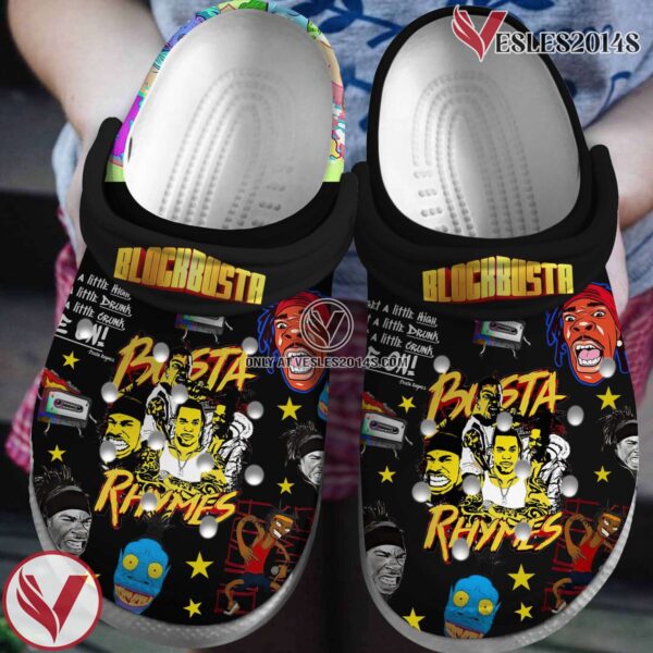 Busta Rhymes Music Crocs Crocband Clogs Shoes, Unique Gifts For Fans Style 1 - Vesles2014S