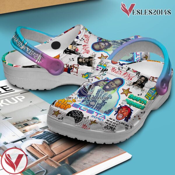 Busta Rhymes Music Crocs Crocband Clogs Shoes, Unique Gifts For Fans Style 2 - Vesles2014S 3