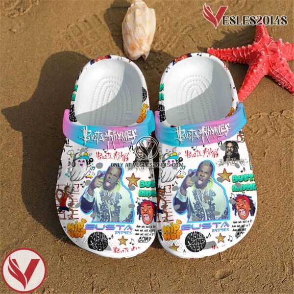 Busta Rhymes Music Crocs Crocband Clogs Shoes, Unique Gifts For Fans Style 2 - Vesles2014S