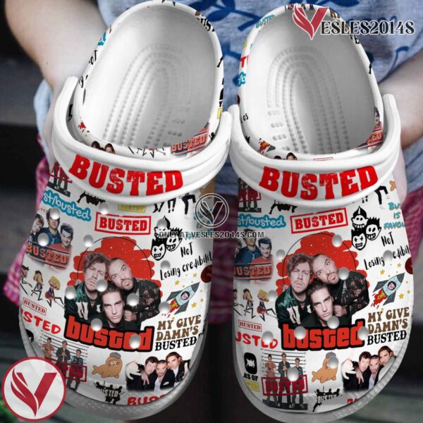 Busted Music Crocs Crocband Clogs Shoes, Unique Gifts For Fans Style 2 - Vesles2014S