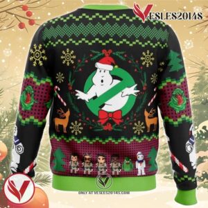 Bustin Christmas Ghostbusters Ugly Christmas Sweater, Unique Christmas Gift For Fans - Vesles2014S 1