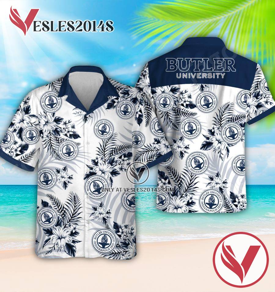 Butler University Logo Hawaiian Suit, Perfect Gifts Idea In Holiday - Vesles2014S 1