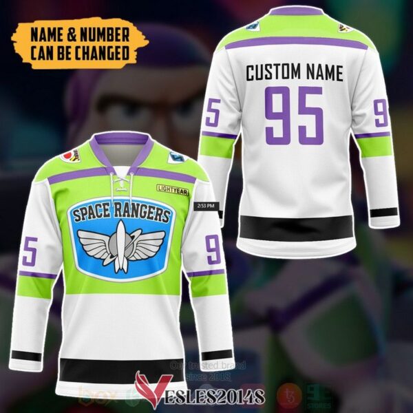 Buzz Lightyear Personalized Hockey Jersey, Trending Gifts For Fans - Vesles2014s 2