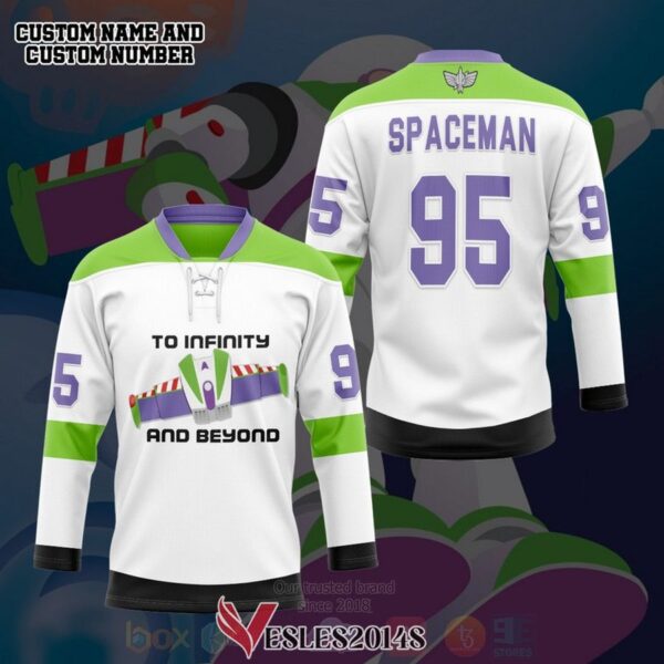 Buzz Lightyear To Infinity And Beyond Personalized Hockey Jersey, Trending Gifts For Fans - Vesles2014s 2