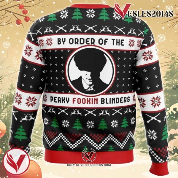 By The Order of The Peaky Blinders Peaky Blinders Ugly Christmas Sweater, Unique Christmas Gift For Fans - Vesles2014S 1