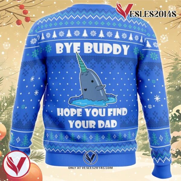 Bye Buddy Elf Ugly Christmas Sweater, Unique Christmas Gift For Fans - Vesles2014S 1