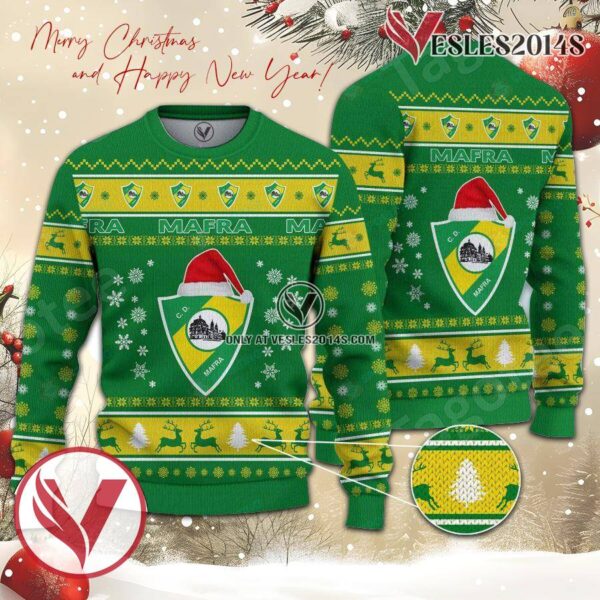 C.D. Mafra Sport Ugly Christmas Sweater, Unique Gifts For Fans - Vesles2014aS 1