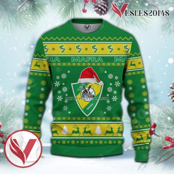 C.D. Mafra Sport Ugly Christmas Sweater, Unique Gifts For Fans - Vesles2014aS 2