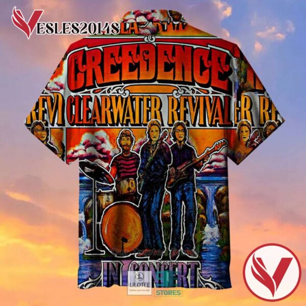 CCR In Concert Rock Casual Hawaiian Shirt, Best Gifts For Summer Vesles2014S 2