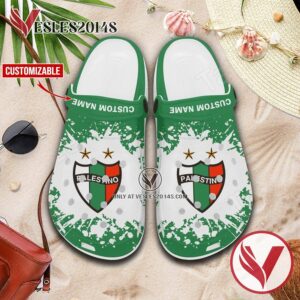 CD Palestino Custom Name Crocs Clogs, Unique Footwear For Fans 1