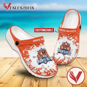 CD Puente Alto Logo Crocs Clogs, Unique Footwear For Fans