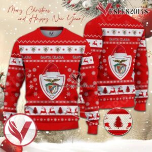 CD Santa Clara Sport Ugly Christmas Sweater, Unique Gifts For Fans - Vesles2014aS 1