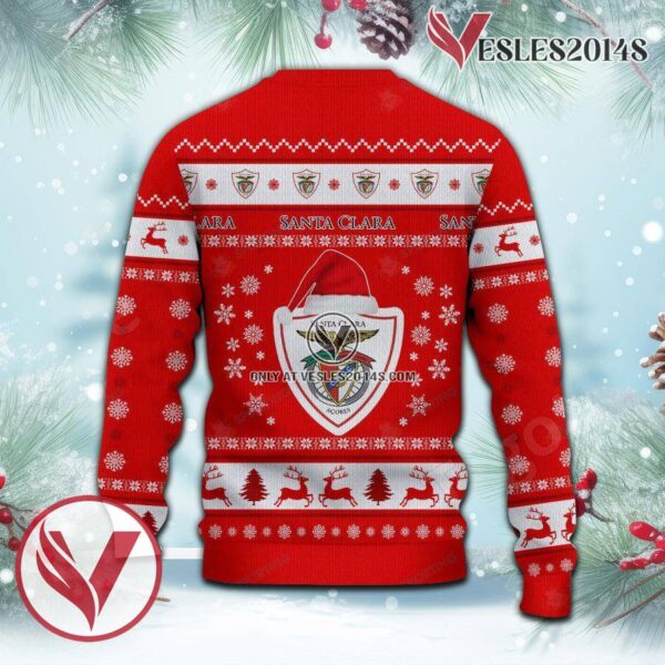 CD Santa Clara Sport Ugly Christmas Sweater, Unique Gifts For Fans - Vesles2014aS 3