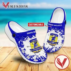 CD Tomas Lawrence Logo Crocs Clogs, Unique Footwear For Fans