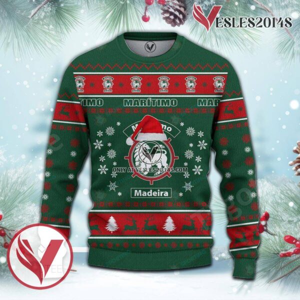 CS Marítimo Sport Ugly Christmas Sweater, Unique Gifts For Fans - Vesles2014aS 2