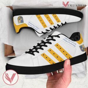 CUNY New York City College of Technology Logo Stan Smith Shoes For Men And Womens - Vesles2014s 1