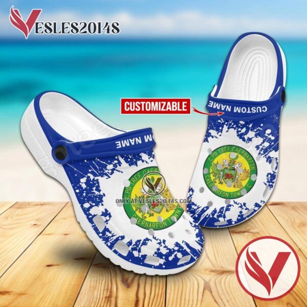 Caernarfon Town Crocs Clogs, Unique Footwear For Fans