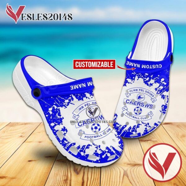 Caersws Crocs Clogs, Unique Footwear For Fans