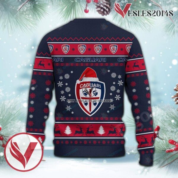Cagliari Calcio Sport Ugly Christmas Sweater, Unique Gifts For Fans - Vesles2014aS 3