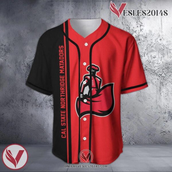 Cal State Northridge Matadors Baseball Jersey Half Style NCAA, Unique Gifts For Fans - Vesles2014s