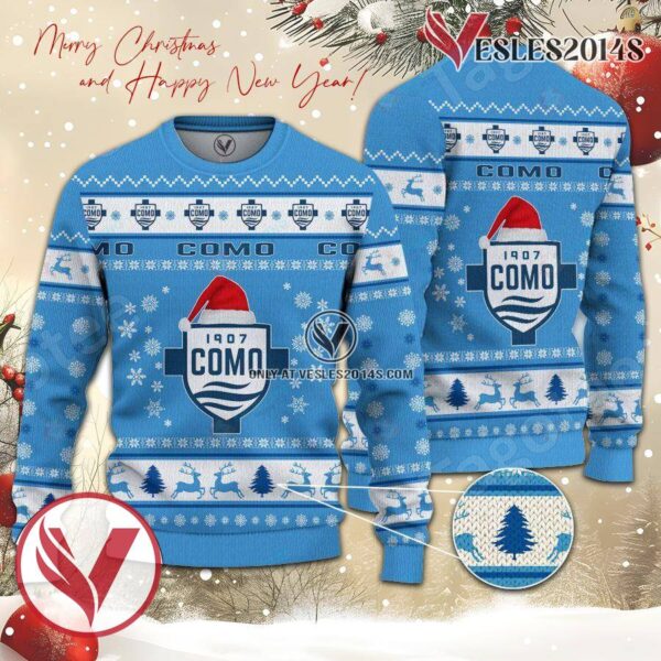 Calcio Como Sport Ugly Christmas Sweater, Unique Gifts For Fans - Vesles2014aS 1