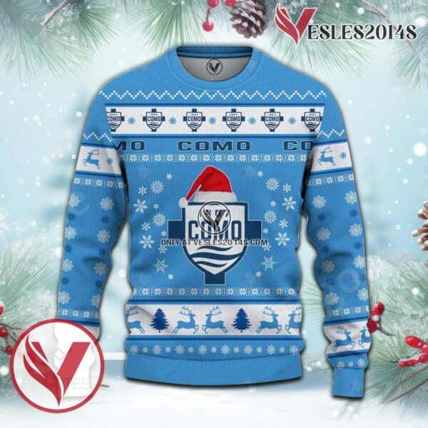 Calcio Como Sport Ugly Christmas Sweater, Unique Gifts For Fans - Vesles2014aS 2