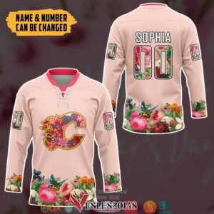 Calgary Flames Custom Name And Number Hockey Jersey, Trending Gifts For Fans - Vesles2014s 2